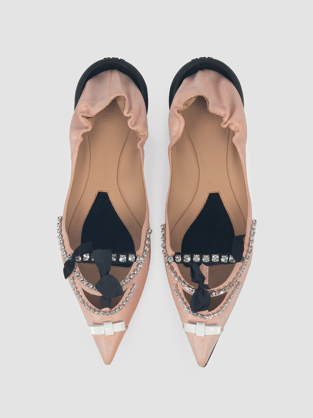 Ballet Flats in Milky Coral