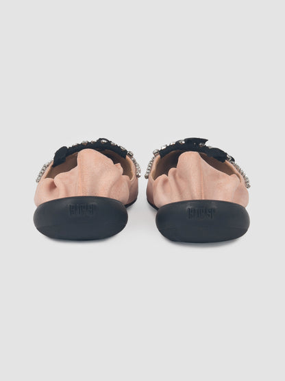 Ballet Flats in Milky Coral