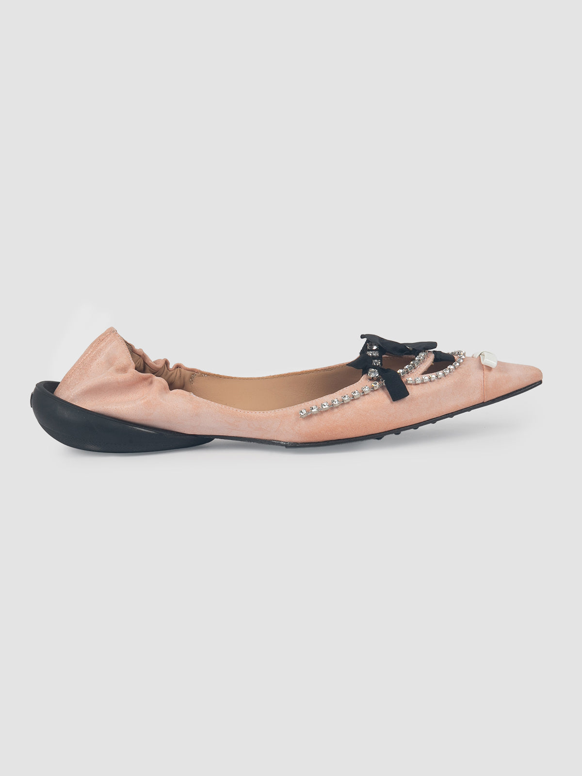 Ballet Flats in Milky Coral