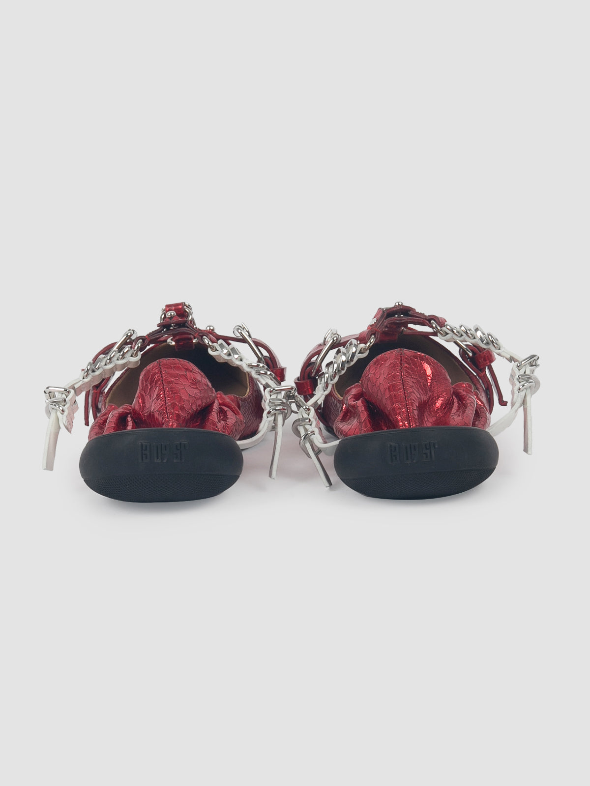 Ballet Flats in Patsy Red