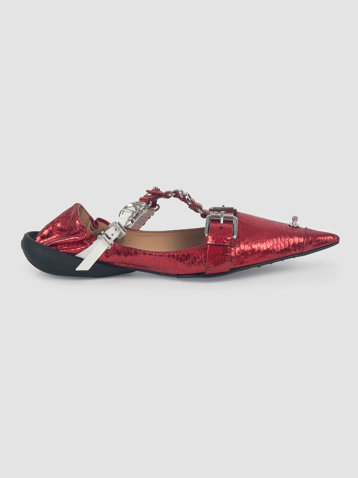 Ballet Flats in Patsy Red