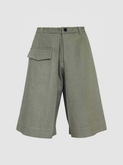 Jorts Denim Pants in Matcha