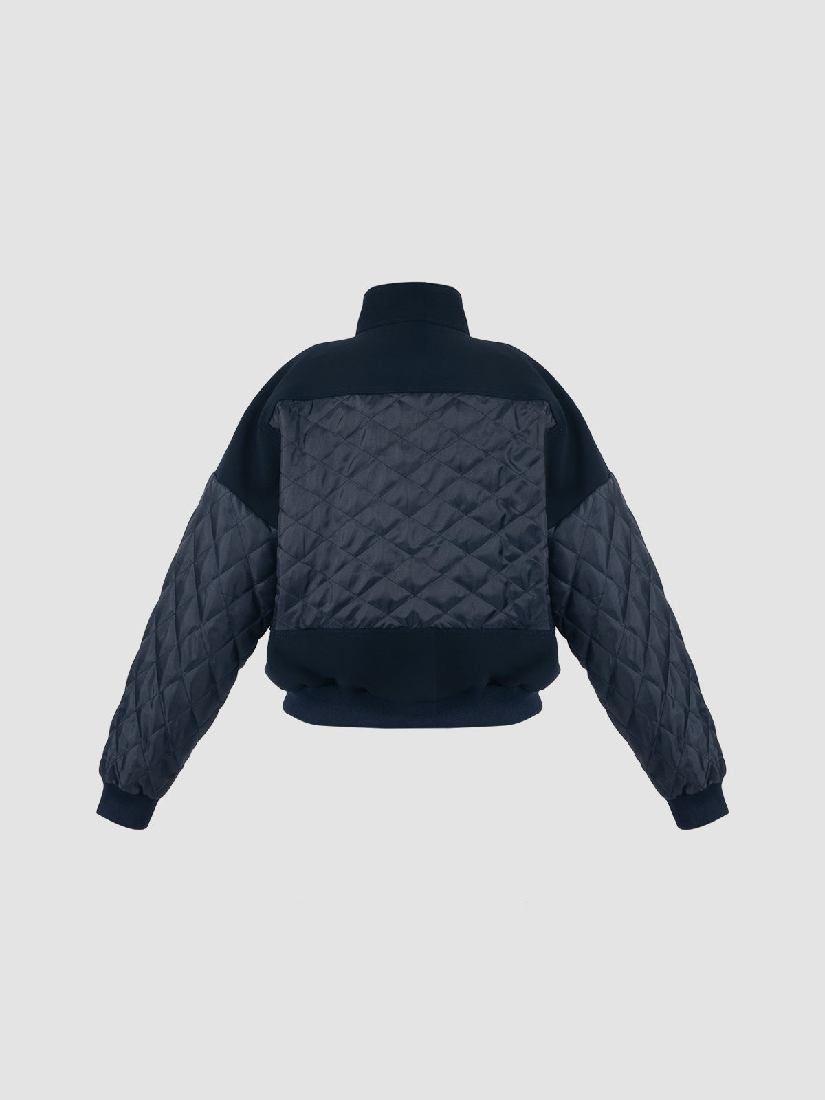 Bomber Quilt Jacket in Navy