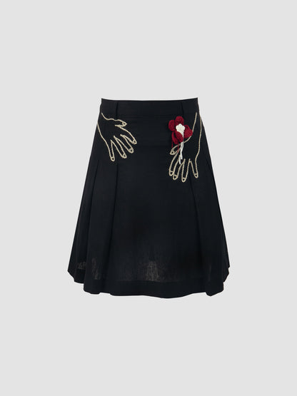 Tangan Sentuh Hitam Skirt