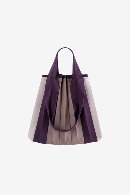 Two-way Shopper Bag in Purple