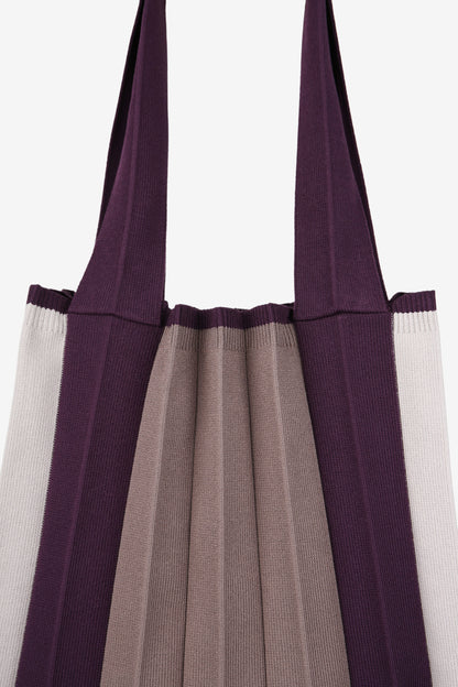 Two-way Shopper Bag in Purple