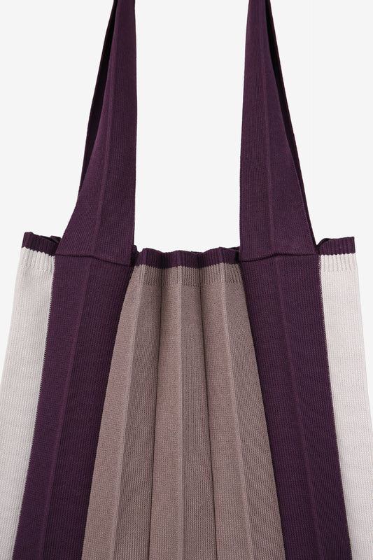 Two-way Shopper Bag in Purple