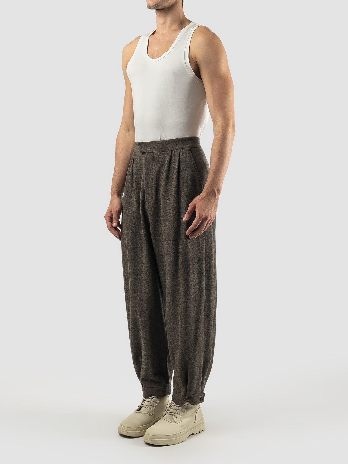 Pleated hot sale harem pants