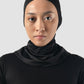 Black pull-on hijab