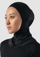 Black pull-on hijab