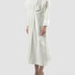 White Jinia pleated maxi dress