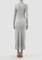 Harbor mist turtleneck long dress