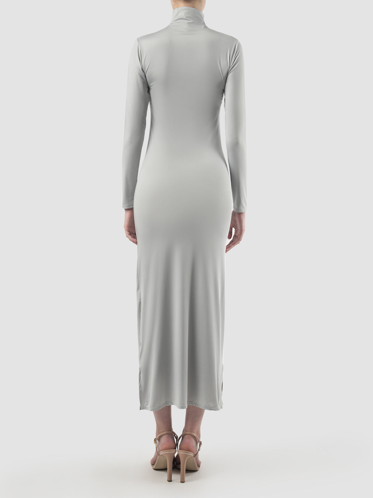 Harbor mist turtleneck long dress