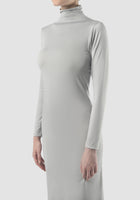 Harbor mist turtleneck long dress