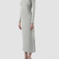 Harbor mist turtleneck long dress