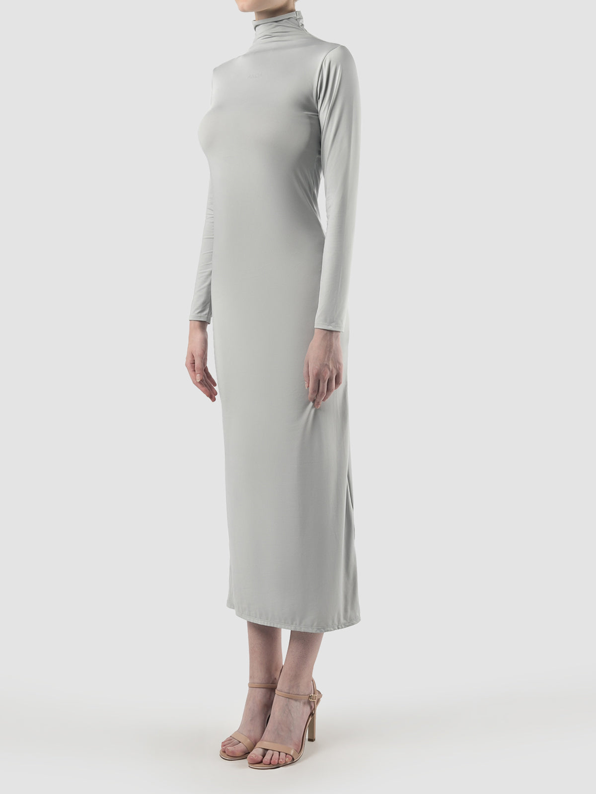 Harbor mist turtleneck long dress