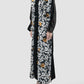 Black Dove maxi dress with abstract flower print