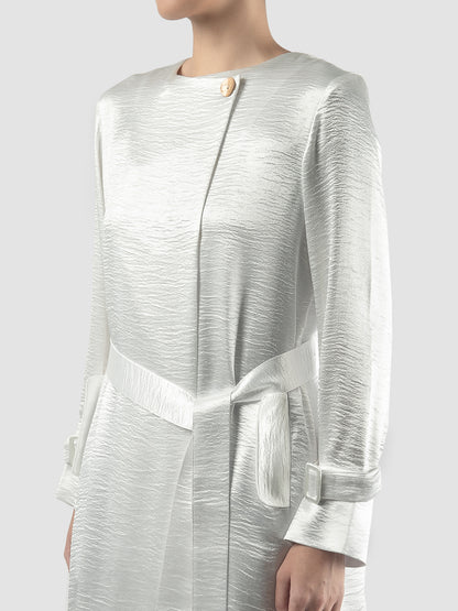 White Vida tunic outer