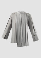 Grey Fen asymmetric blouse