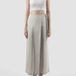 Silver Fen pleated-wrap wide-leg pants