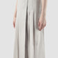 Silver Fen pleated-wrap wide-leg pants