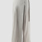 Silver Fen pleated-wrap wide-leg pants