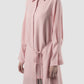 Pink Dove asymmetrical-layered tunic