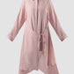 Pink Dove asymmetrical-layered tunic