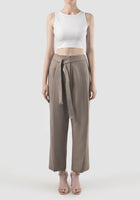 Brown Vida straight pants