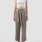 Brown Vida straight pants