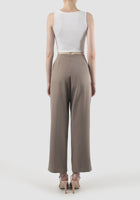 Brown Vida straight pants