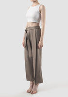 Brown Vida straight pants