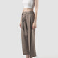 Brown Vida straight pants