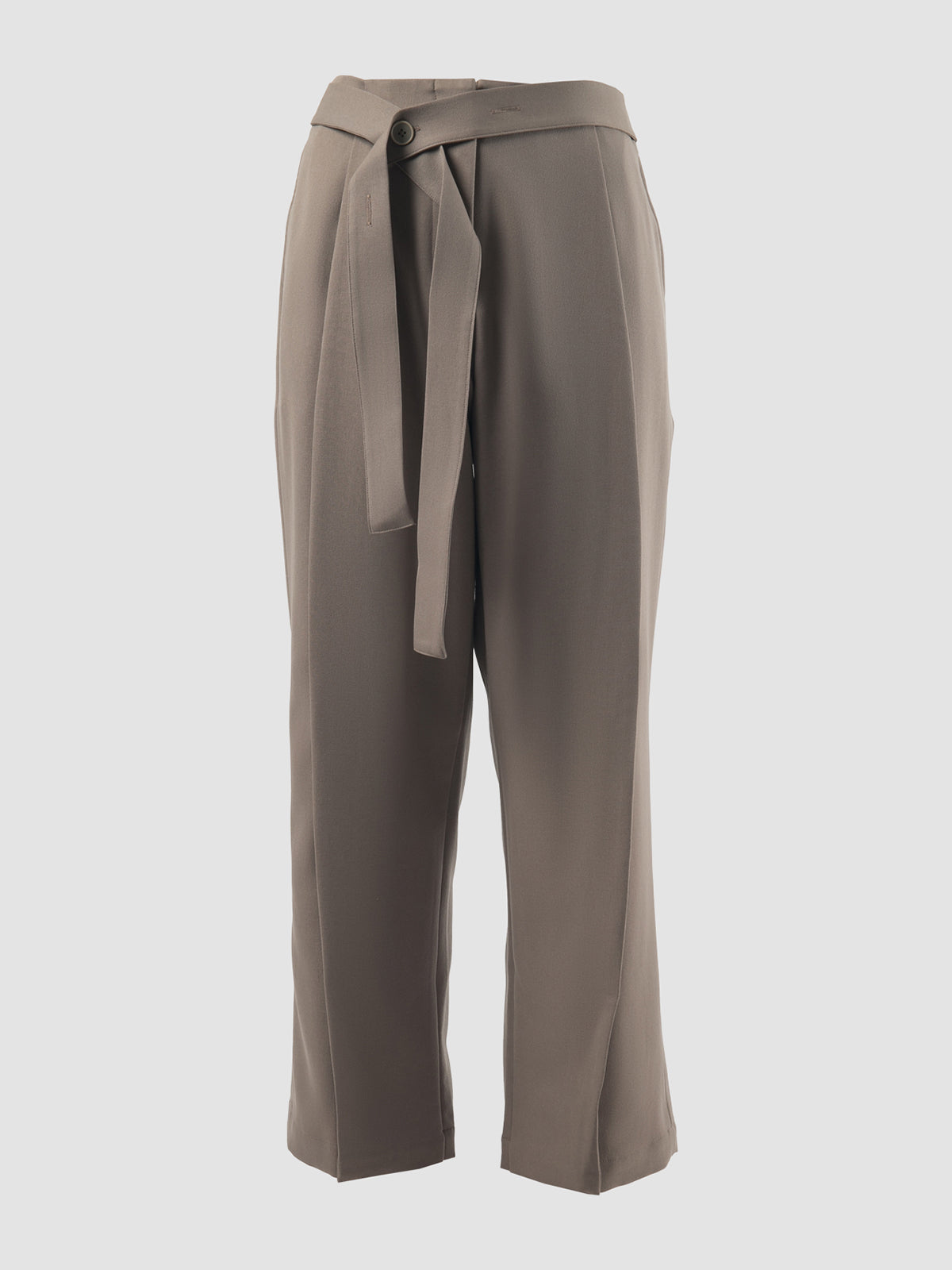 Brown Vida straight pants