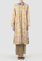 Yellow Vida Flower shirtdress