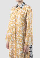 Yellow Vida Flower shirtdress