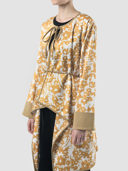 Gold Fen outerwear with floral prints