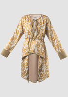 Gold Fen outerwear with floral prints