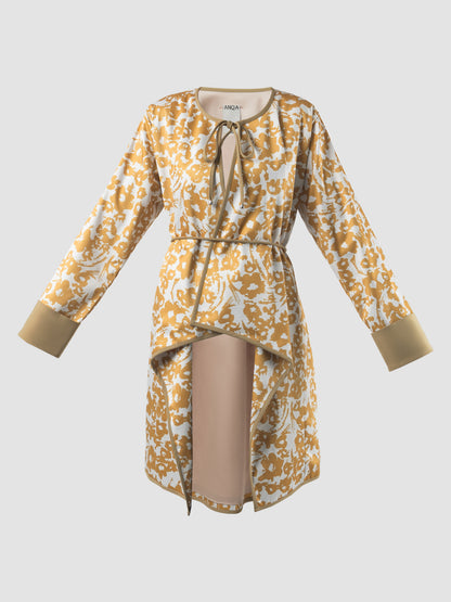 Gold Fen outerwear with floral prints