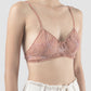 Gorden sheer pink bralette with pink-silver embroidery