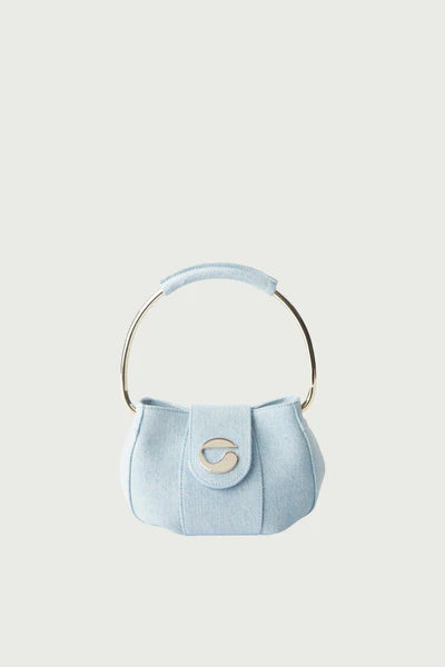 Light blue ring pouch