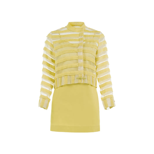 Chartreuse Stricta bomber jacket