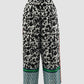 Multicolored Flo long pants with doodle pattern