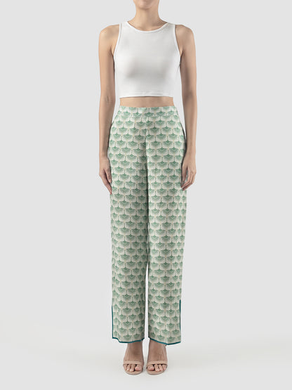 Mint Admira Swan printed lounge pants