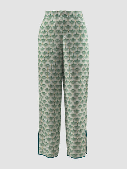 Mint Admira Swan printed lounge pants