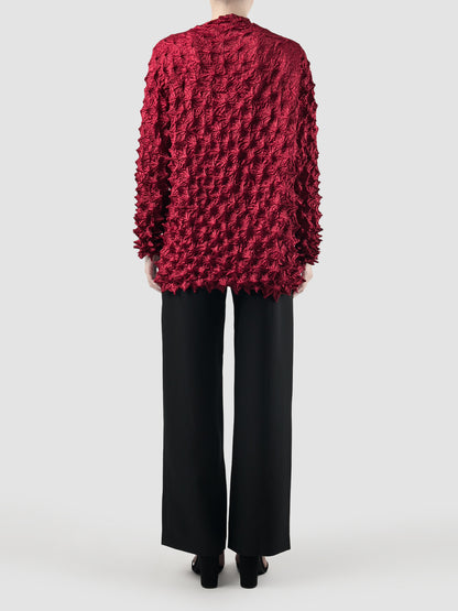 Red Fugu long-sleeved sweater