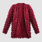 Red Fugu long-sleeved sweater