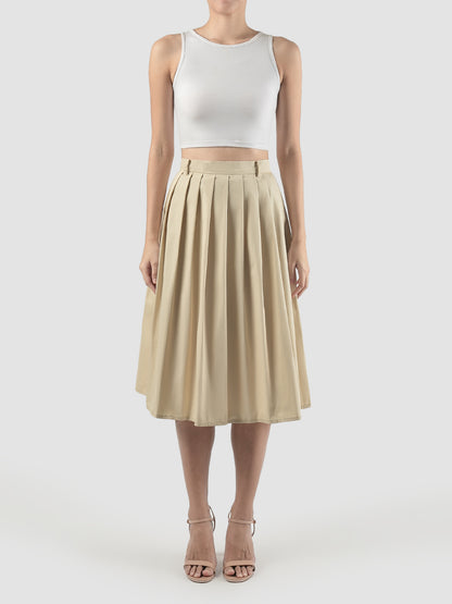 Off-white Renuka midi pleated skirt