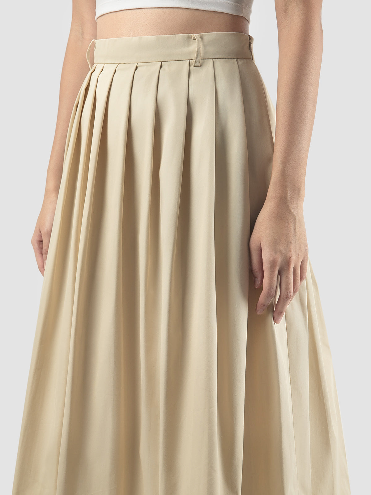 Off-white Renuka midi pleated skirt