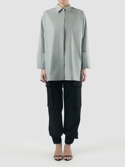 Blue Kishika basic long-sleeved shirt